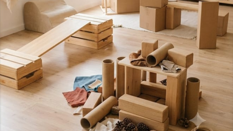 ESPAI DE JOC I MOVIMENT AMB MATERIAL NO ESTRUCTURAT
